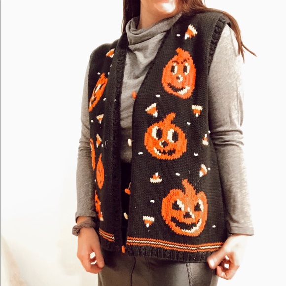 Karen Scott Sweaters - Karen Scott halloween sweater vest size large